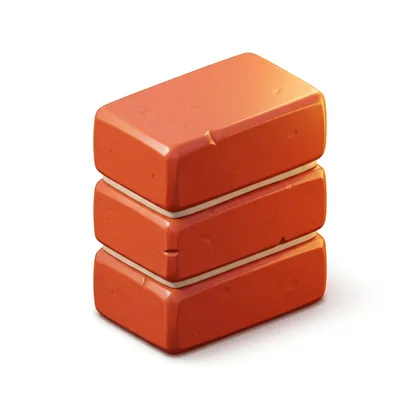 Clay brick game material